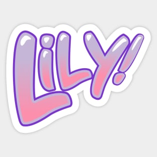 Lily! Logo Sticker